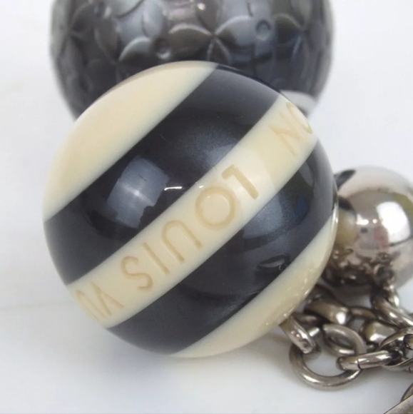 Auth Louis Vuitton Mini Lin Croisette Ball Bag/Key Ring Charm - Picture 6 of 6